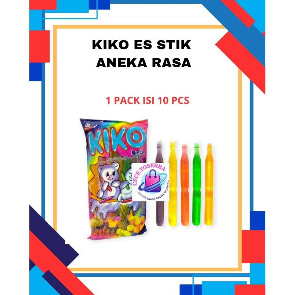 

KIKO MINUMAN ES STIK ANEKA RASA BUAH ISI 10 PCS x 50Ml