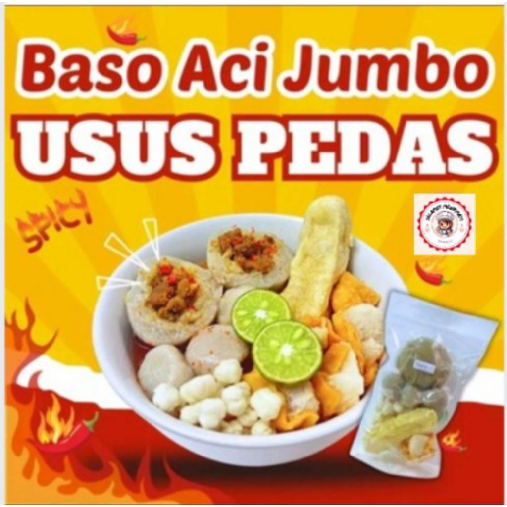 

BASO ACI JUMBO USUS PEDAS PAKET LENGKAP SUPER PEDAS KUAH SEGAR