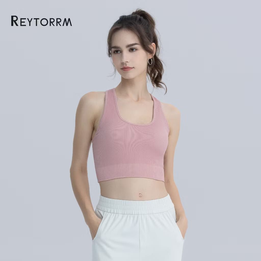 Preloved by REYTORRM LYCRA® Seamless Sport Bra Push Up BH Pakaian Olahraga Fitness Running