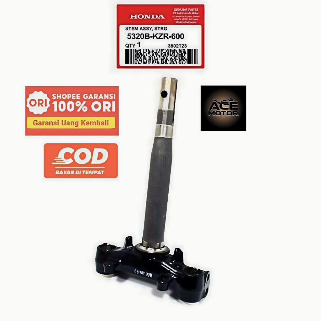 Segitiga depan T setir Beat Vario Scoopy ORIGINAL AHM 5320B KZR 600