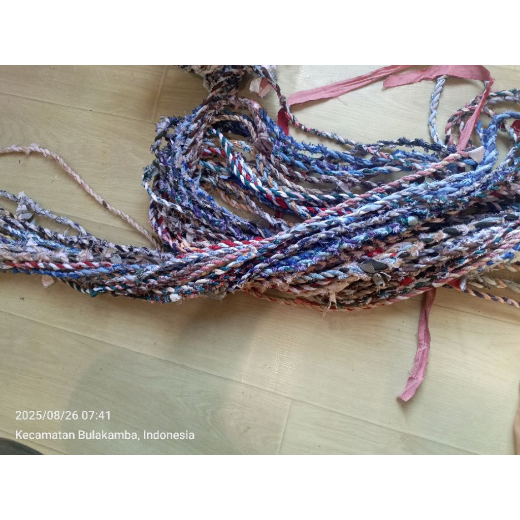 tali tambang bahan kain