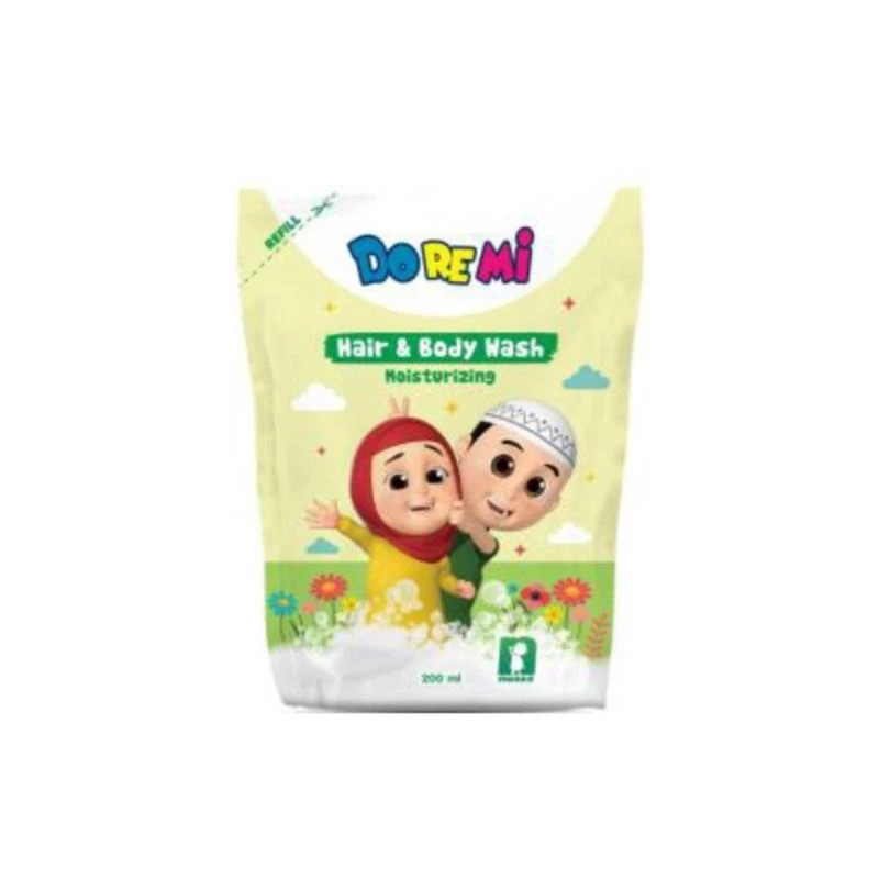 DOREMI HAIR & BODY WASH SORI MOISTURIZING REFILL 200+100ML