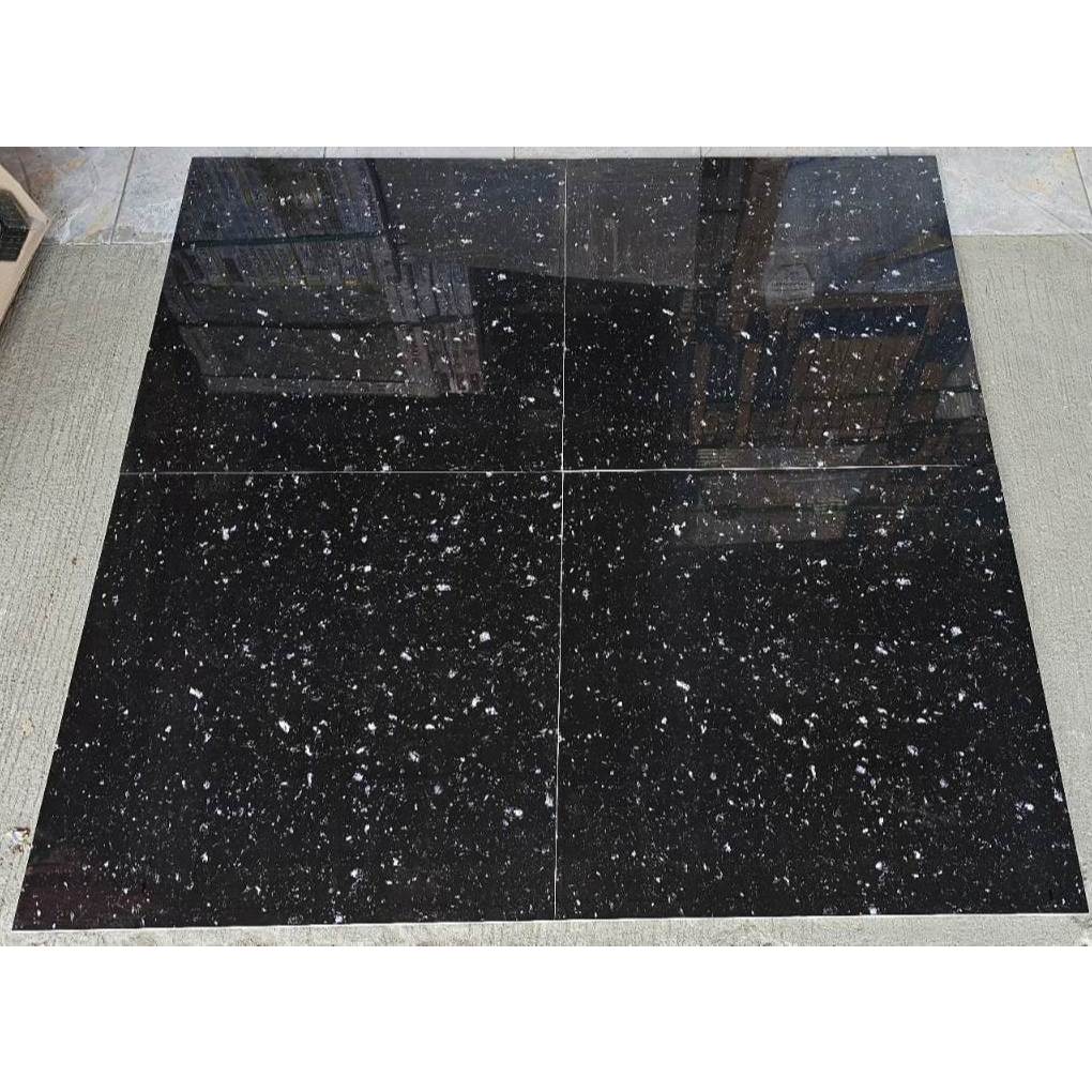 Granit VALDA 60X60 Palmier Silver Black Gloss