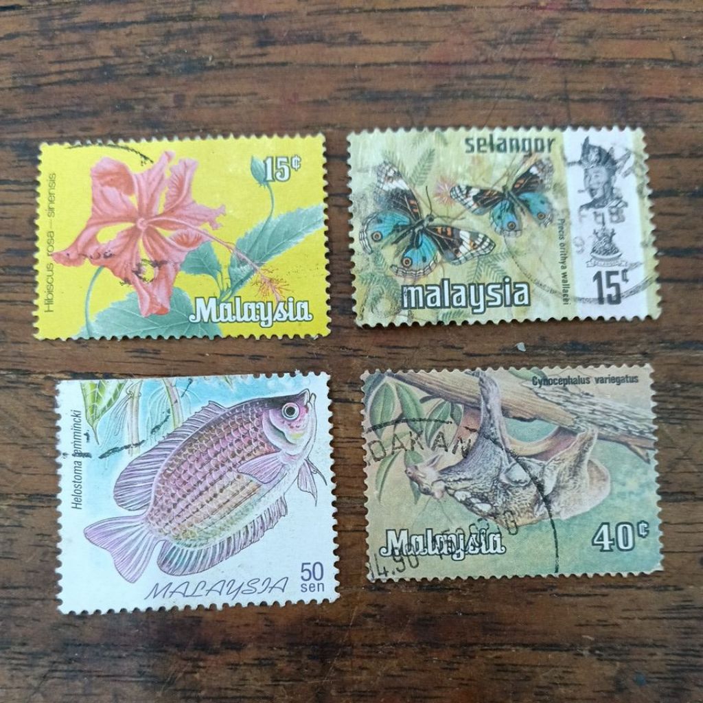 

b46 perangko bekas Malaysia