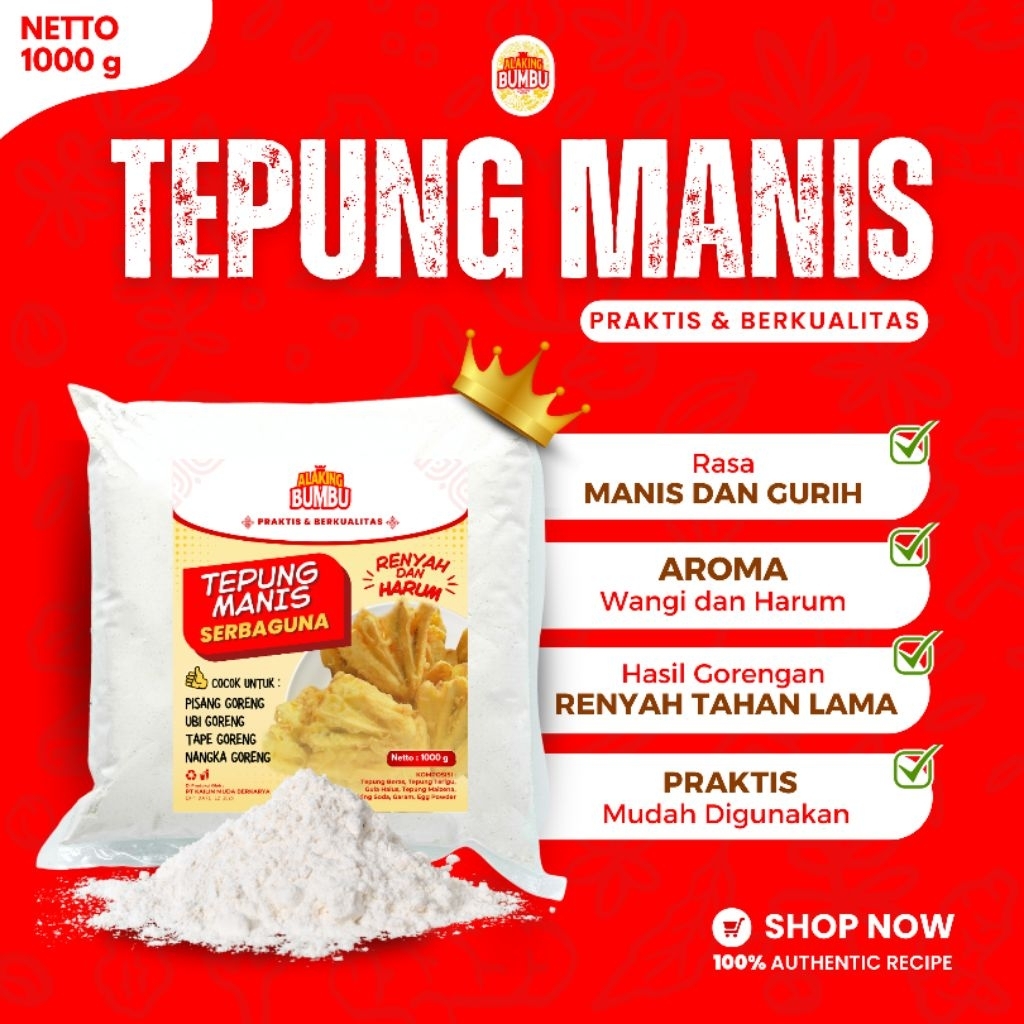 

ALAKING BUMBU Tepung Pisang Goreng Crispy
