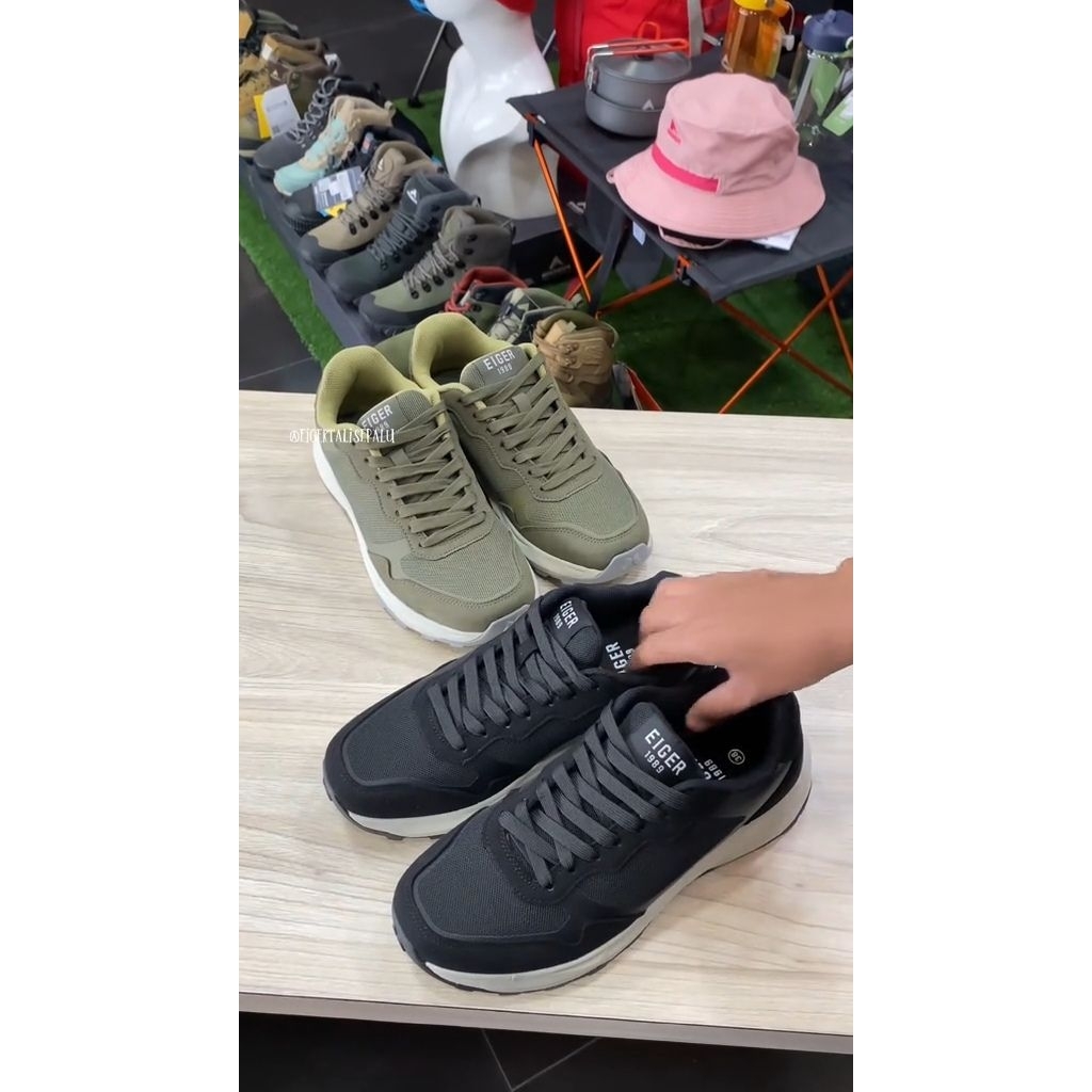 Eiger Verdant Low Cut Shoes Sepatu Trail Running Pria Outdoor Original Fashion Pria