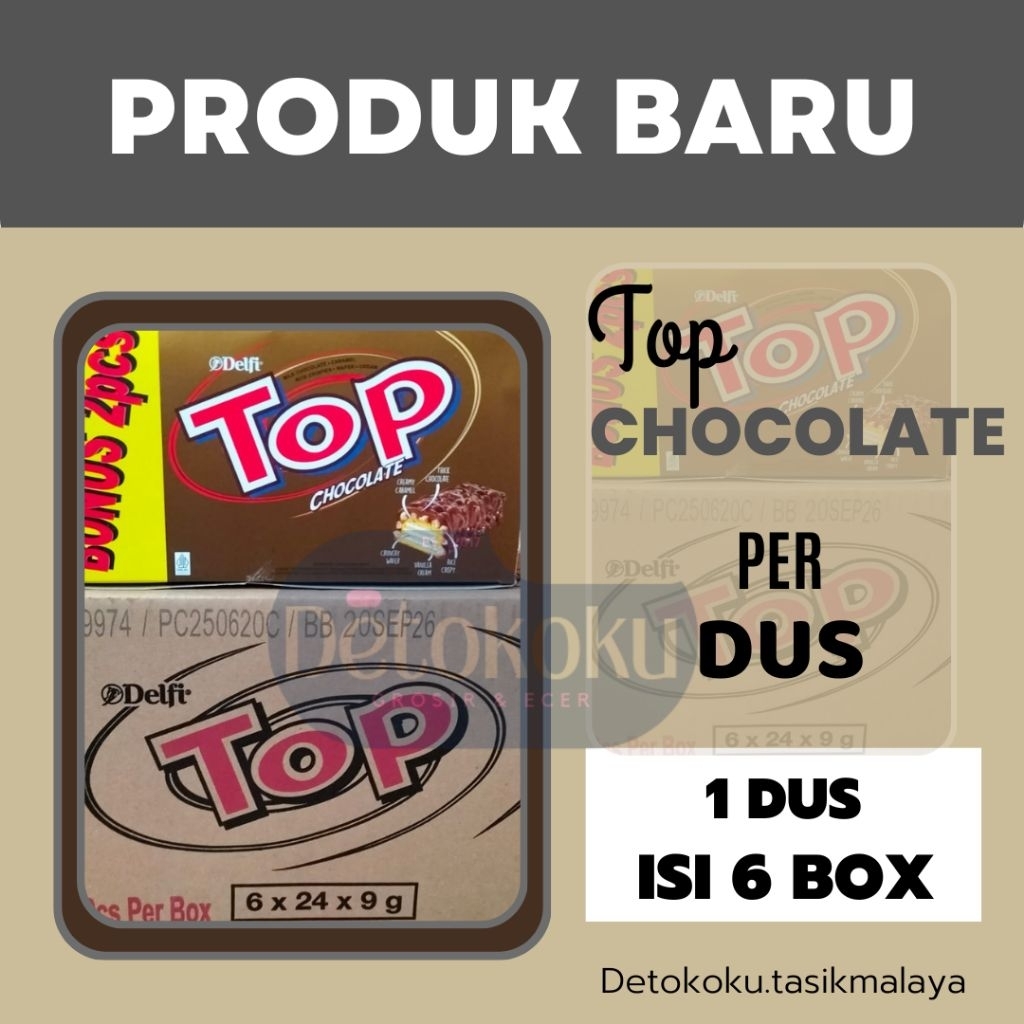 Top Chocolate Waffer Caramel Delfi [PER DUS]