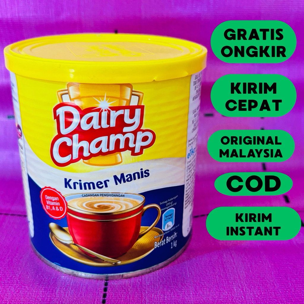 

Dairy Champ 1 Kg / Susu Dairy / Susu Malaysia / Susu Kental Manis