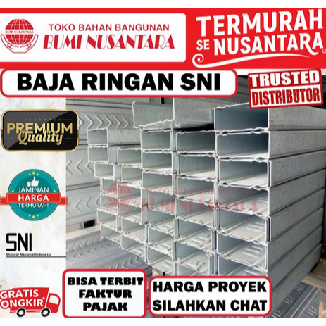 KASO BAJA RINGAN C75 RENG BAJA RINGAN RANGKA BAJA RINGAN FREE ONGKIR - RENG 0,35