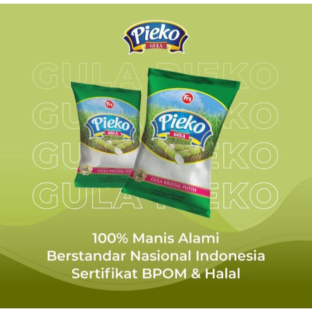 

Gula Kristal Putih MURAH 1KG (MERK PIEKO & GULAKU)