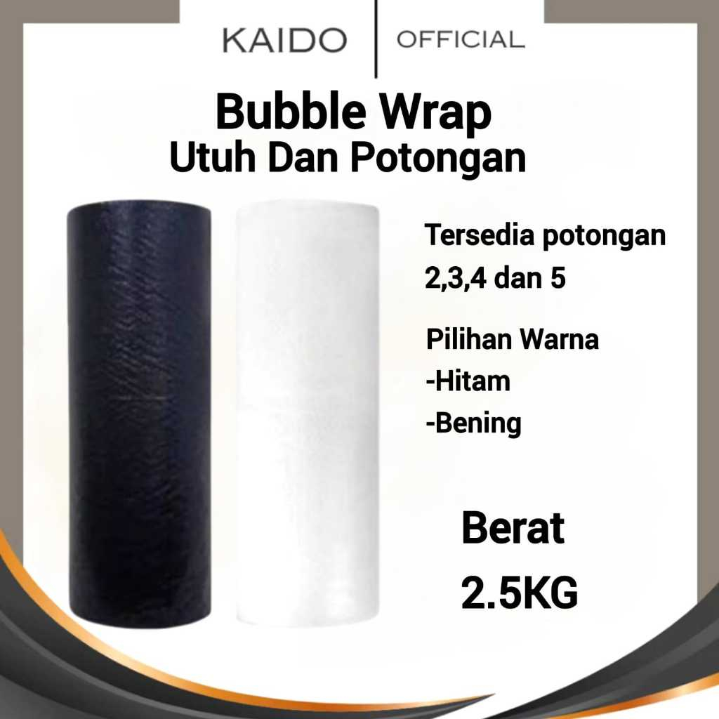

Bubblewrap Roll Utuh Dan Potongan 2,5 KG Bubble Wrap Tebal Packing Warna Bening Dan Hitam Bubble Wrap Potongan 2 Potongan 3 Potongan 4 Potongan 5