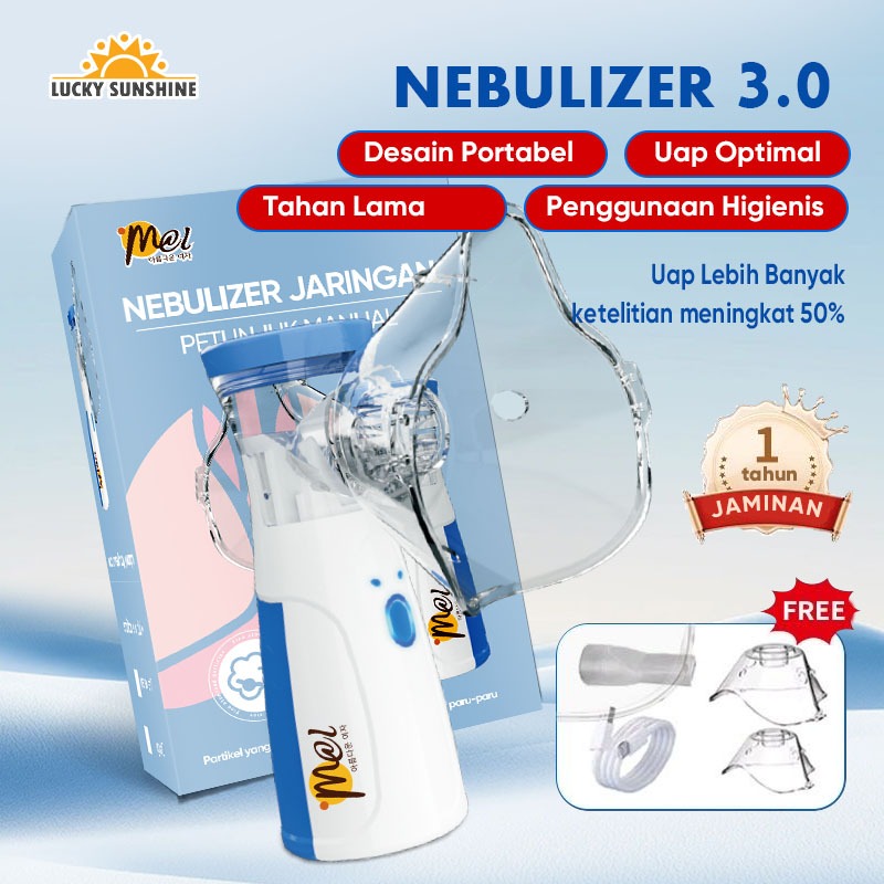MCI Pengiriman CepatNebulizer Portabel Genggam Semprotan Ultrasonik Mesin Nebulizer Inhaler Asma  Ne