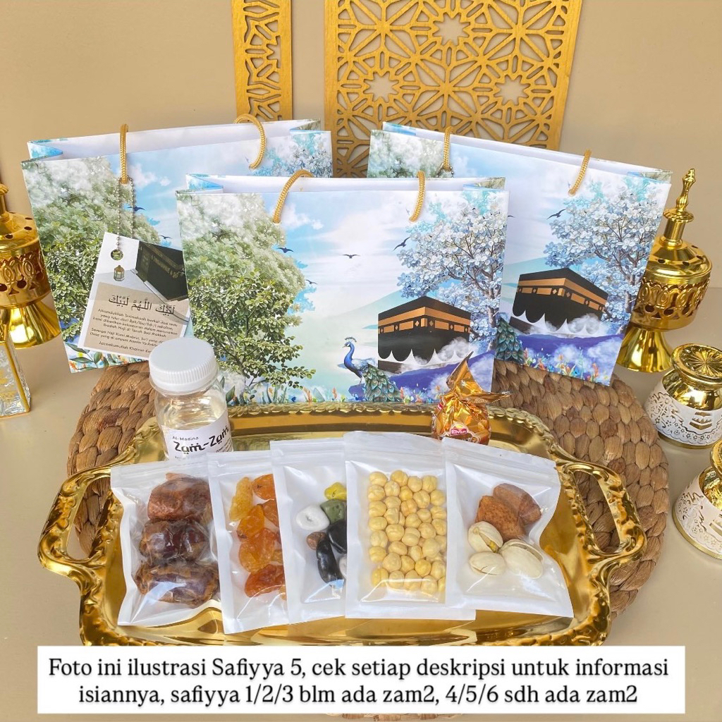 

HEAVEN LIGHTS SAFIYYA 6 (Ready Langsung Kirim Baca Deskripsi) Oleh Oleh Umroh Haji Kemasan cantik Bisa Request Ucapan Bin Dawood Mart