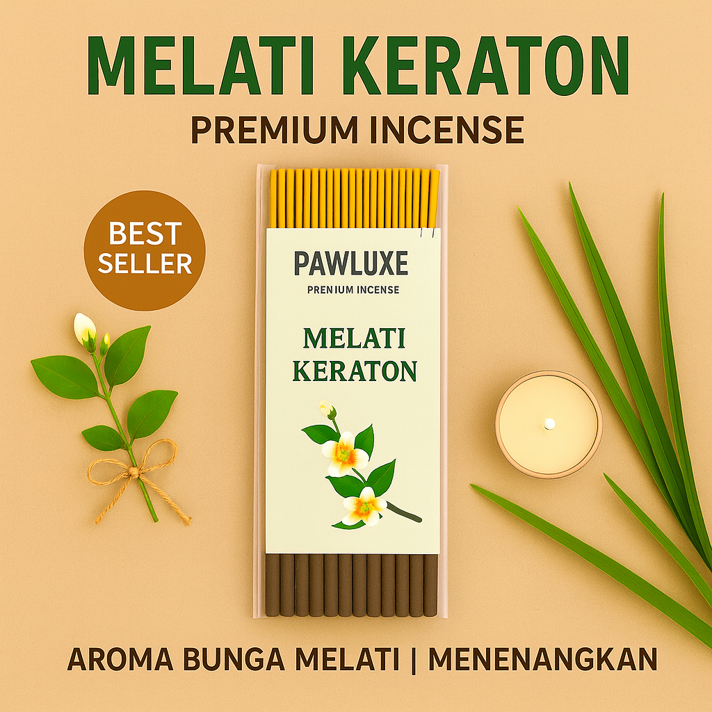 Dupa Melati Keraton / Dupa Premium Aroma Melati Keraton / Dupa Pengharum Ruangan / Dupa Aroma Terapi