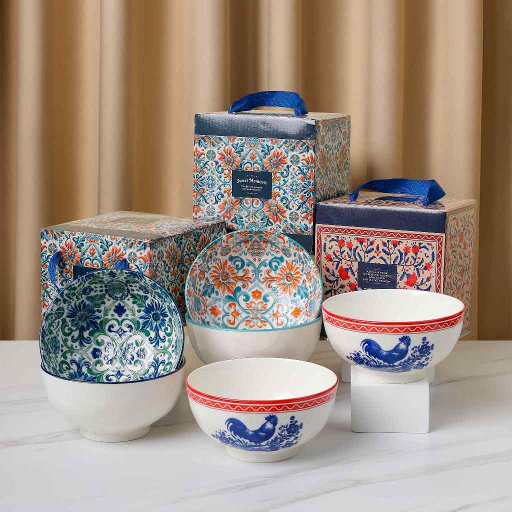 Mangkuk Saji Keramik 15cm Mangkuk Ramen Soup Bakso Bowl / Hampers Mangkok Keramik Souvenir Mangkok A