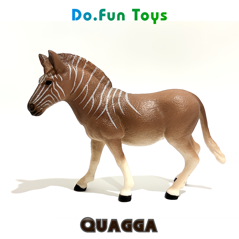 Prehistoric Animals Figurines | QUAGGA / Mainan Miniatur Zebra Dataran Purba