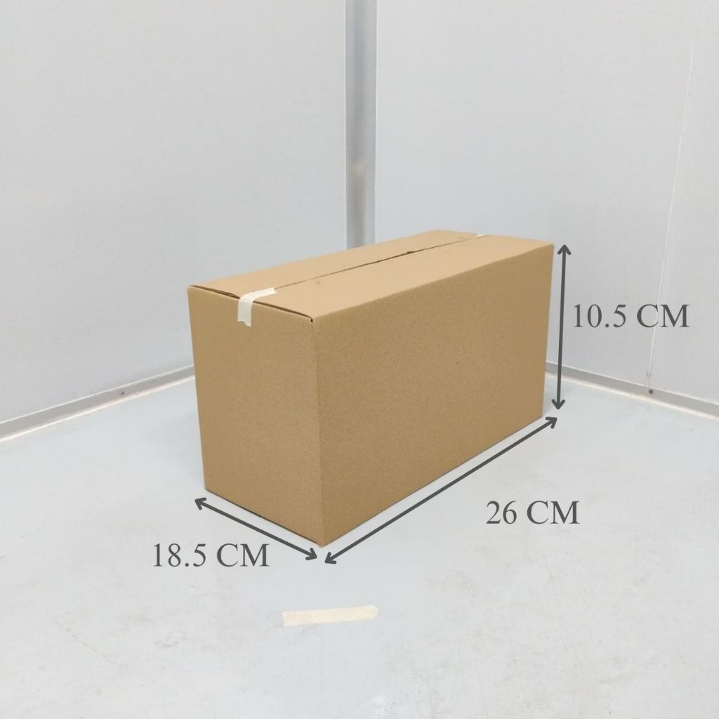 

Corrugated Carton Box - Kardus Box Polos 26 x 18.5 x 10.5 cm