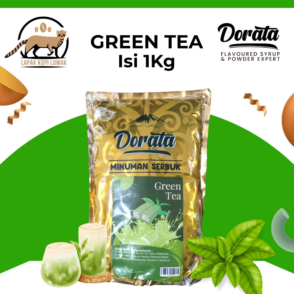 

Dorata Powder rasa Green Tea