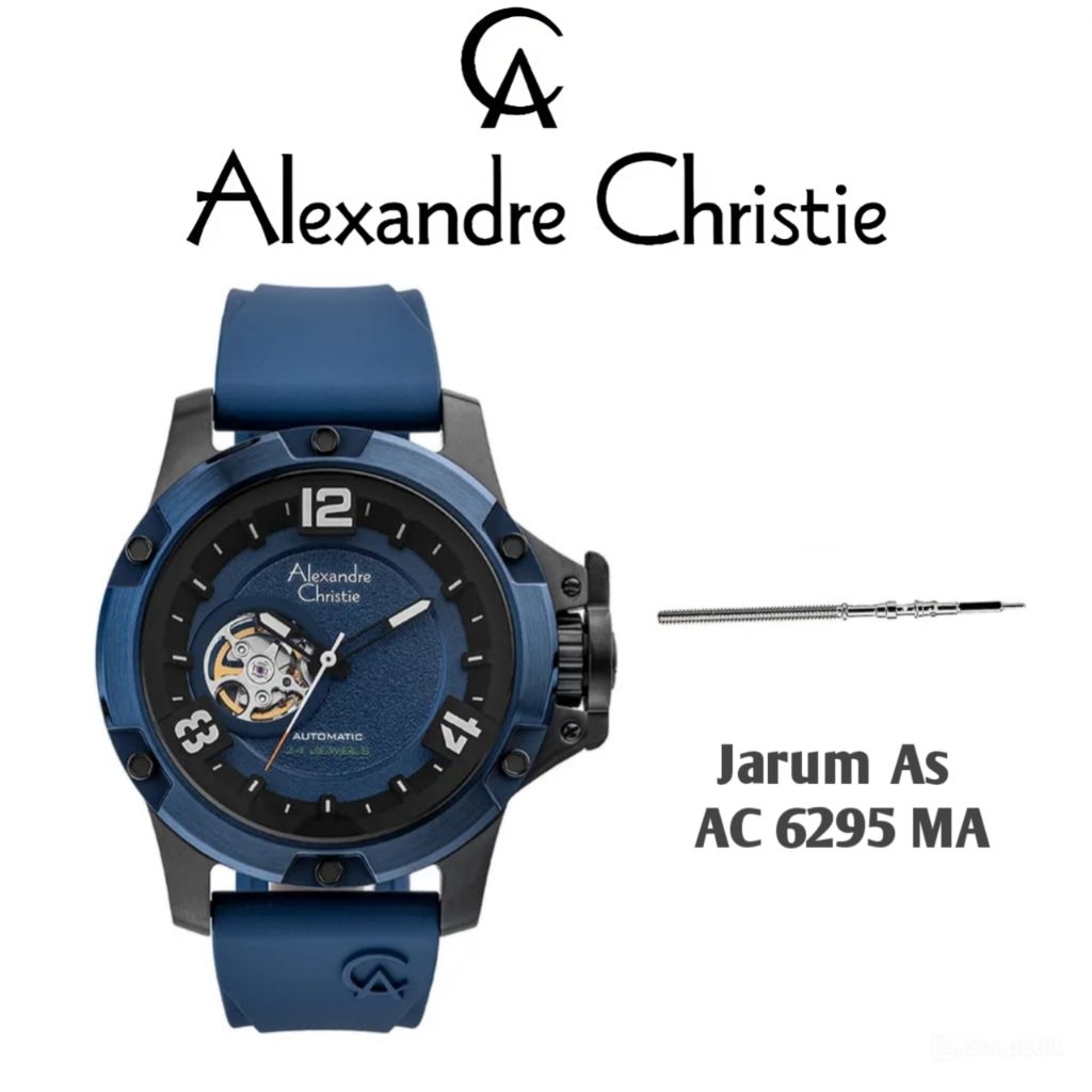 Jarum As / Stem Jam Tangan  Alexandre Christie Type AC 6295 MA Automatic