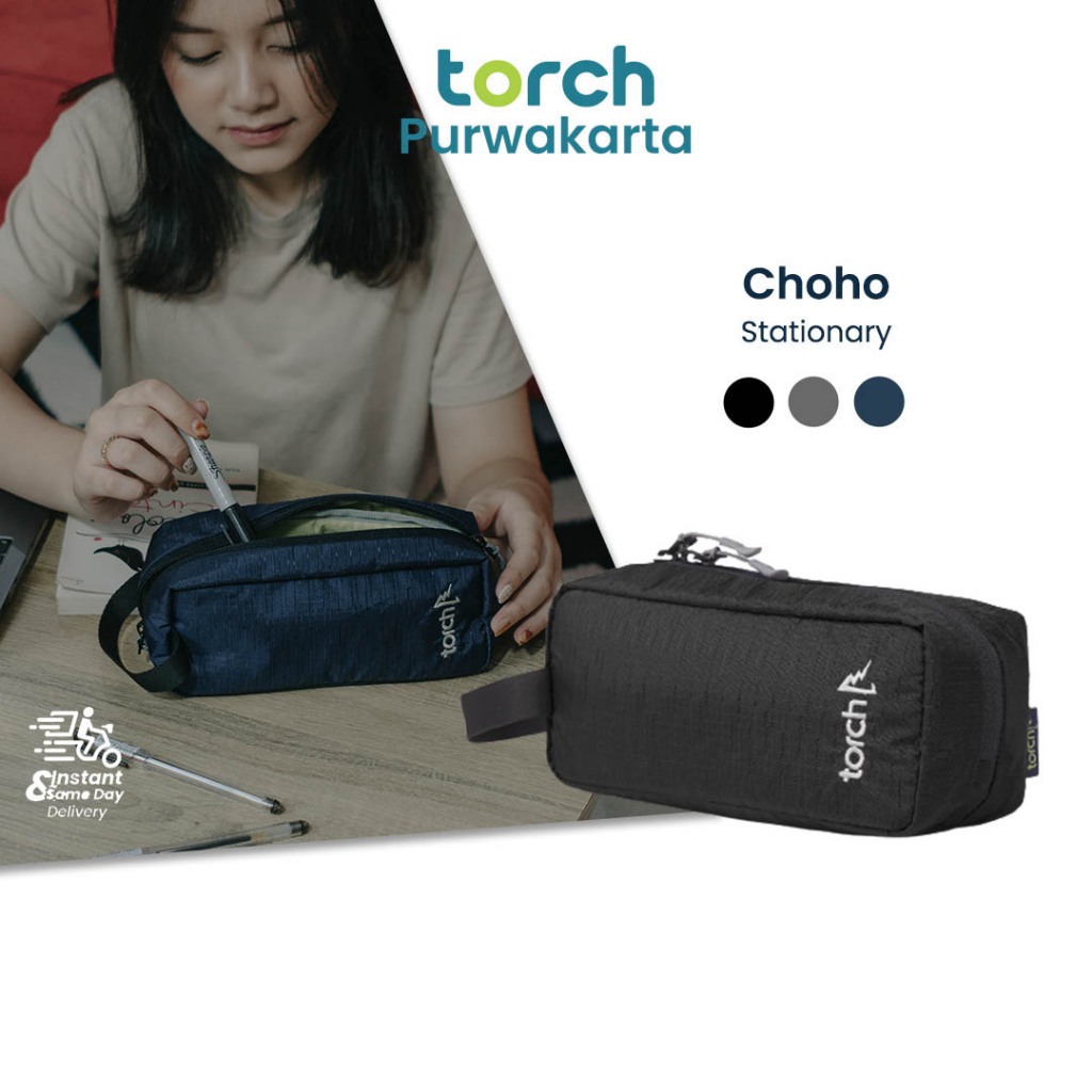 

TORCH Choho Pouch Alat Tulis Perlengkapan Sekolah Kosmetik Tempat Pensil Souvenir Anti Air - Packing Organizer Pouch