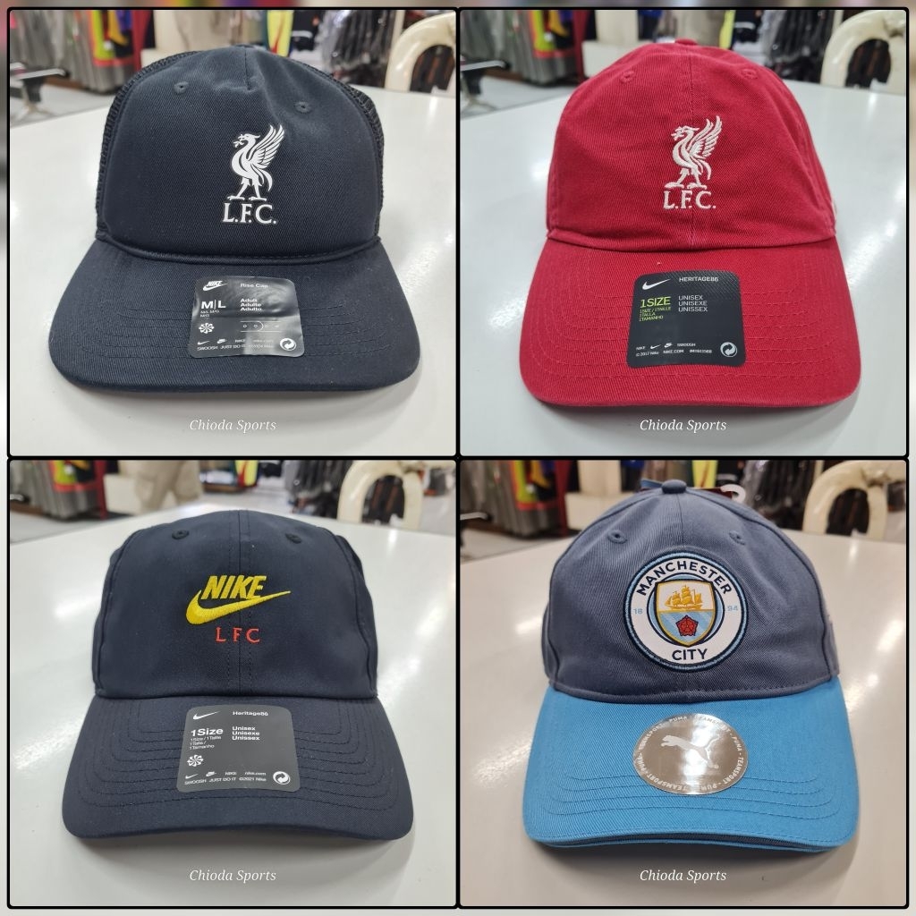 Topi Sport Nike Heritage Rise Puma Logo Klub Bola Original Cap Sports Club