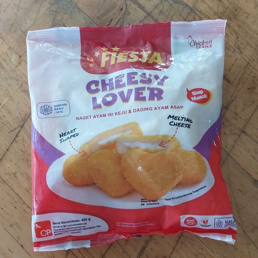 

FIESTA CHEESY LOVER 400GR