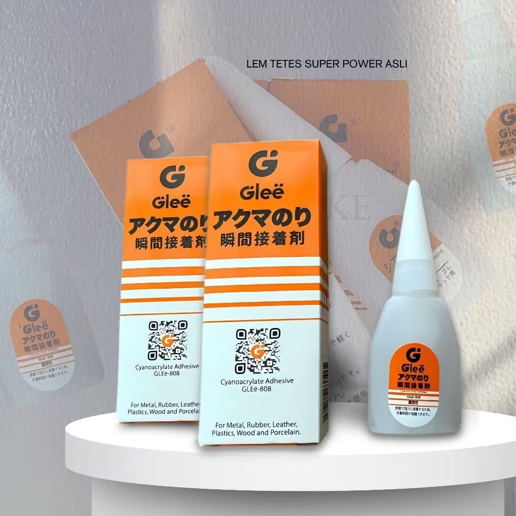 

Glee Lem G Tetes - Lem Serbaguna Super Glue – Lem G Cair Nempel Kuat