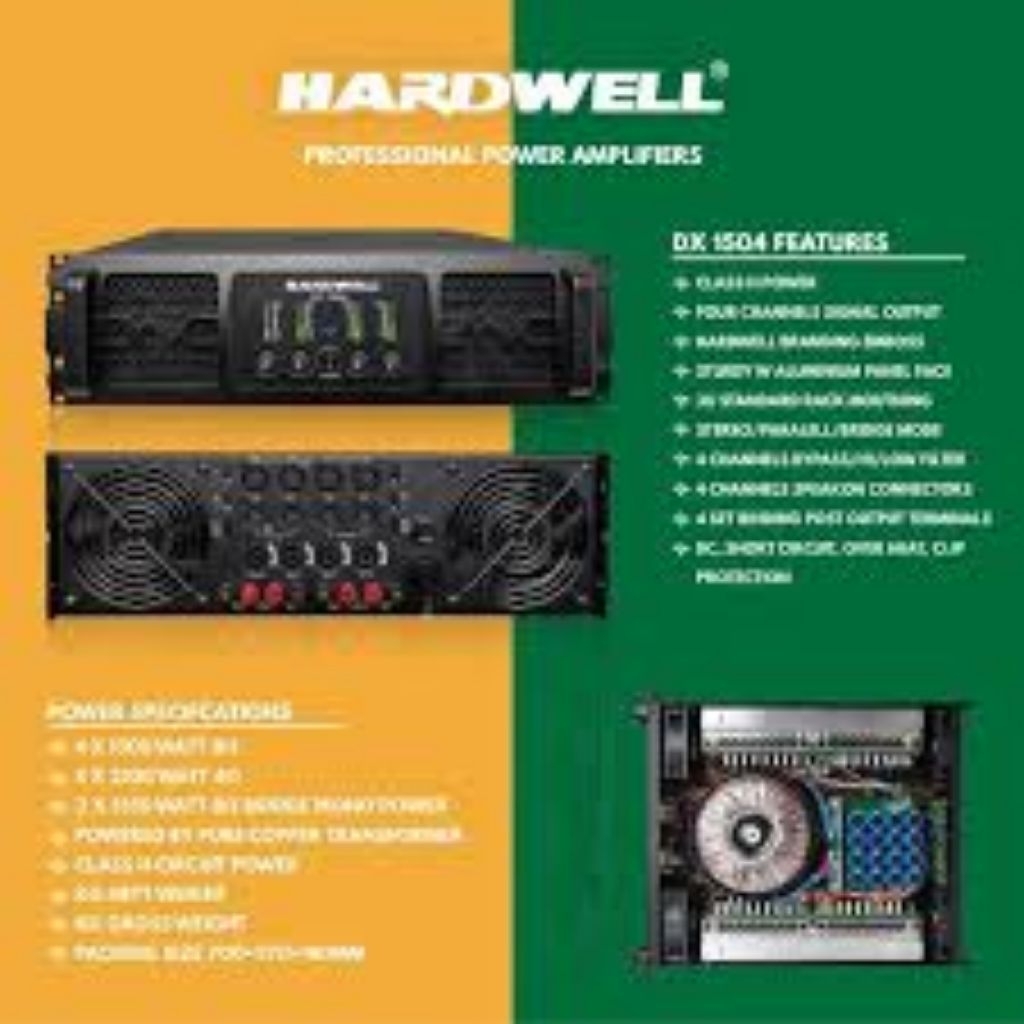 power amplifier hardwell (DX1504/DX-1504)