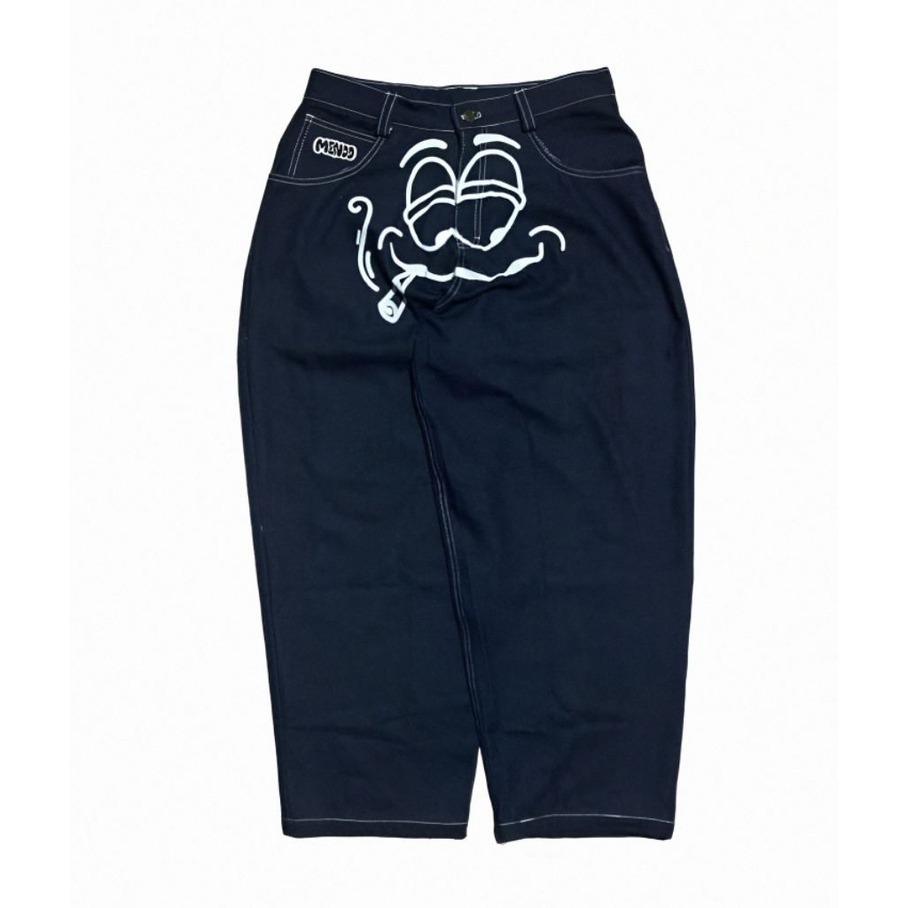 [ORIGINAL 100%] MENDO SMOKY CLOUDY NAVY