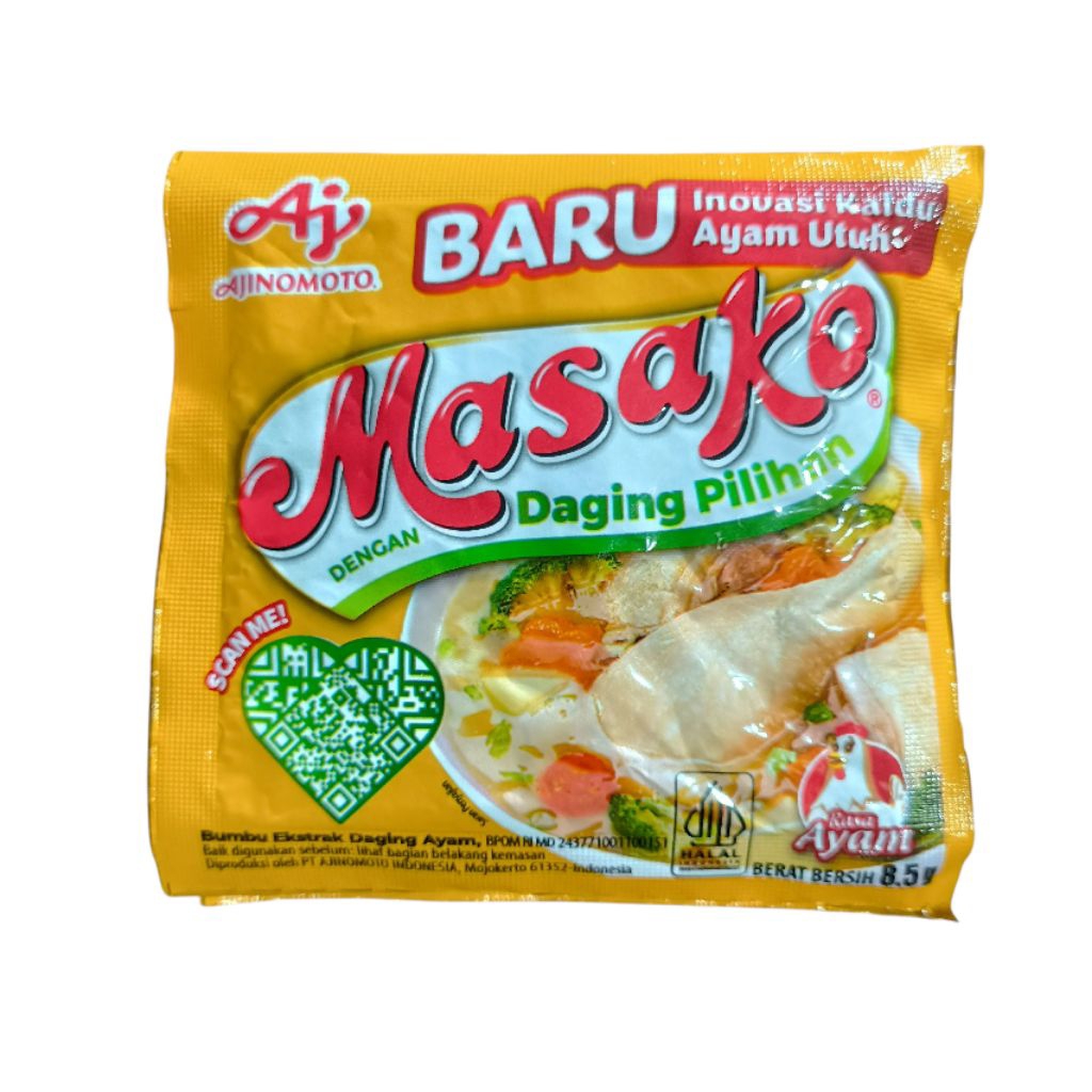 

Bumbu Kaldu Ayam Masako Ajinomoto 8,5gr