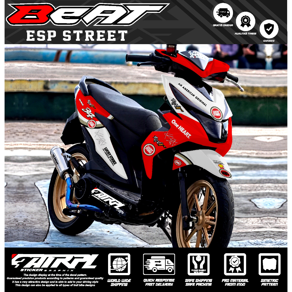 (COD) Decal Sticker Beat Street 2019 Full Body - Stiker Decal Beat 2016 2017 2018 2019 Full Body Des