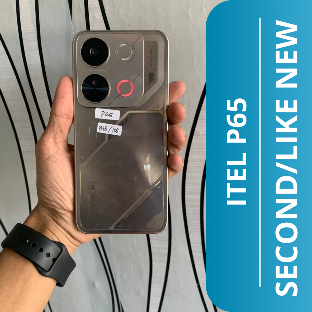 HP SECOND ITEL P65 8+8/128GB / ITEL P65 HP SECOND Charger Tidak Bawaan