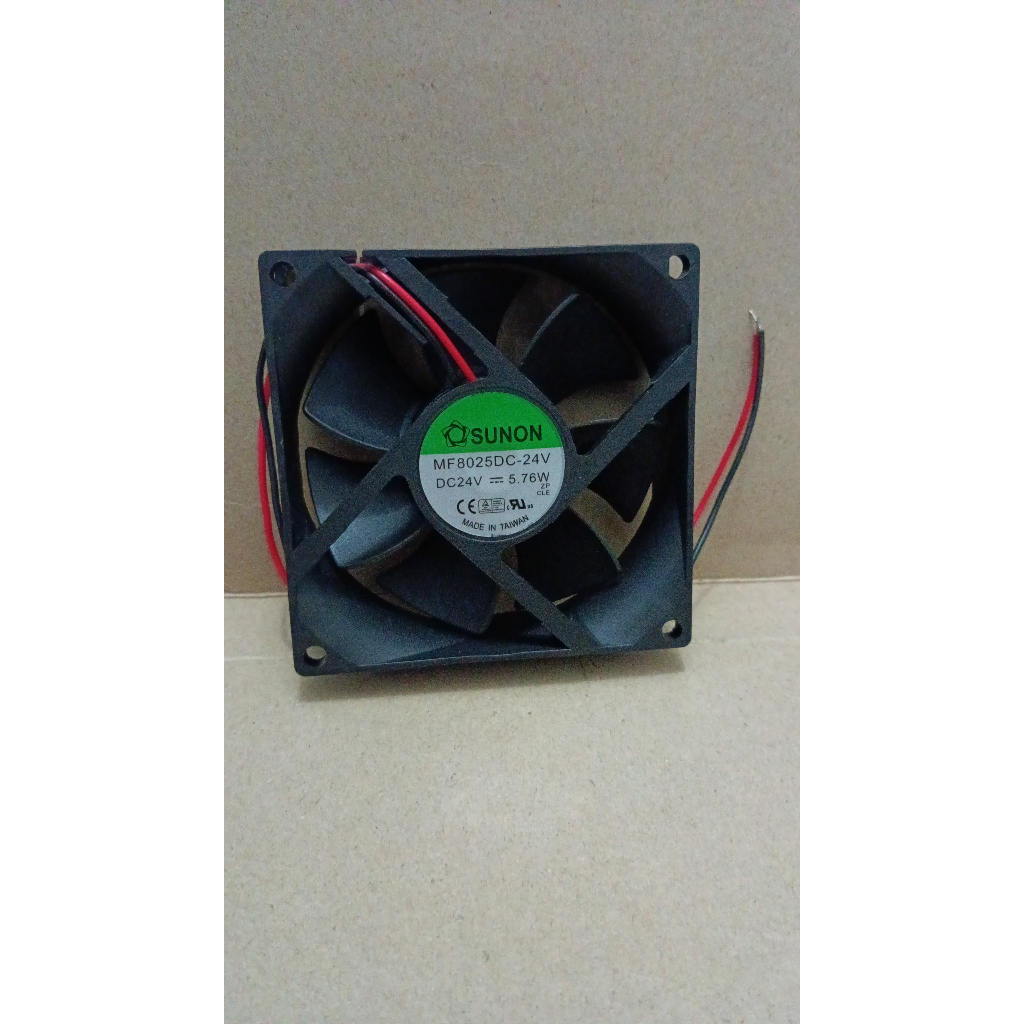 8414 fan kipas 8x8 8cm 8 cm mf8025dc-24v 24v 24volt 24 volt sunon
