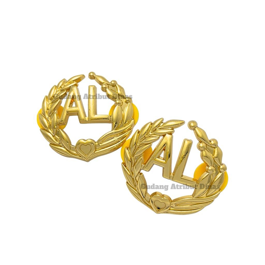 100% LUXURY Monogram Kerah TNI AL/Monogram Kerah TNI AL Luxury/Monogram Kerah/Atribut TNI AL/TNI AL/