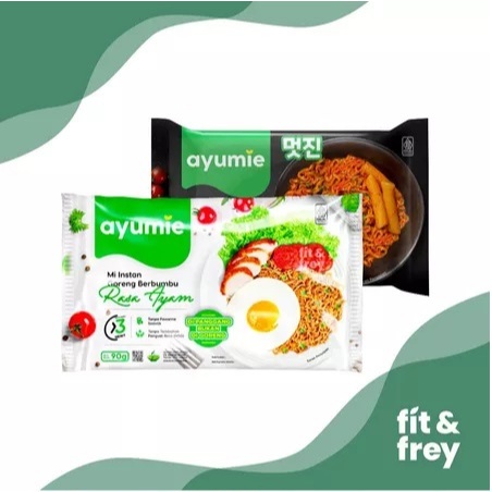 

AYUMIE Mie Sehat - Mi Goreng Instan Rasa Ayam / Pedas Korea