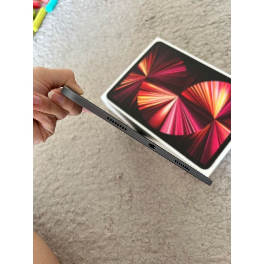 Apple Ipad Pro M1 Chip 11" 2021 256 GB Grey Silver Wifi - 256GB Second