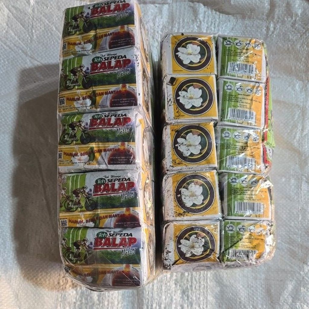 

Teh Sepeda balap melati kuning solo speda balap 1 slop 10 x 35g ( SLOP KUNING )