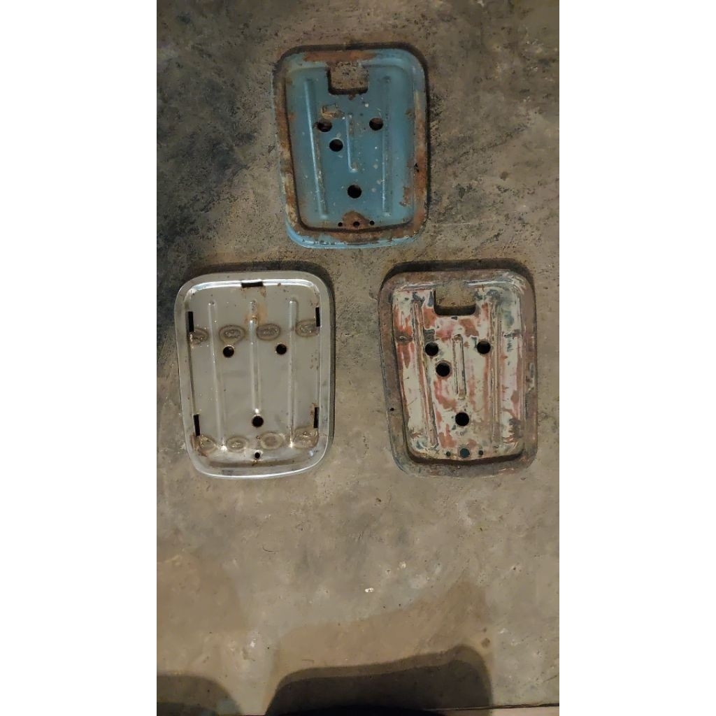 tatakan jok belakang vespa px original copotan