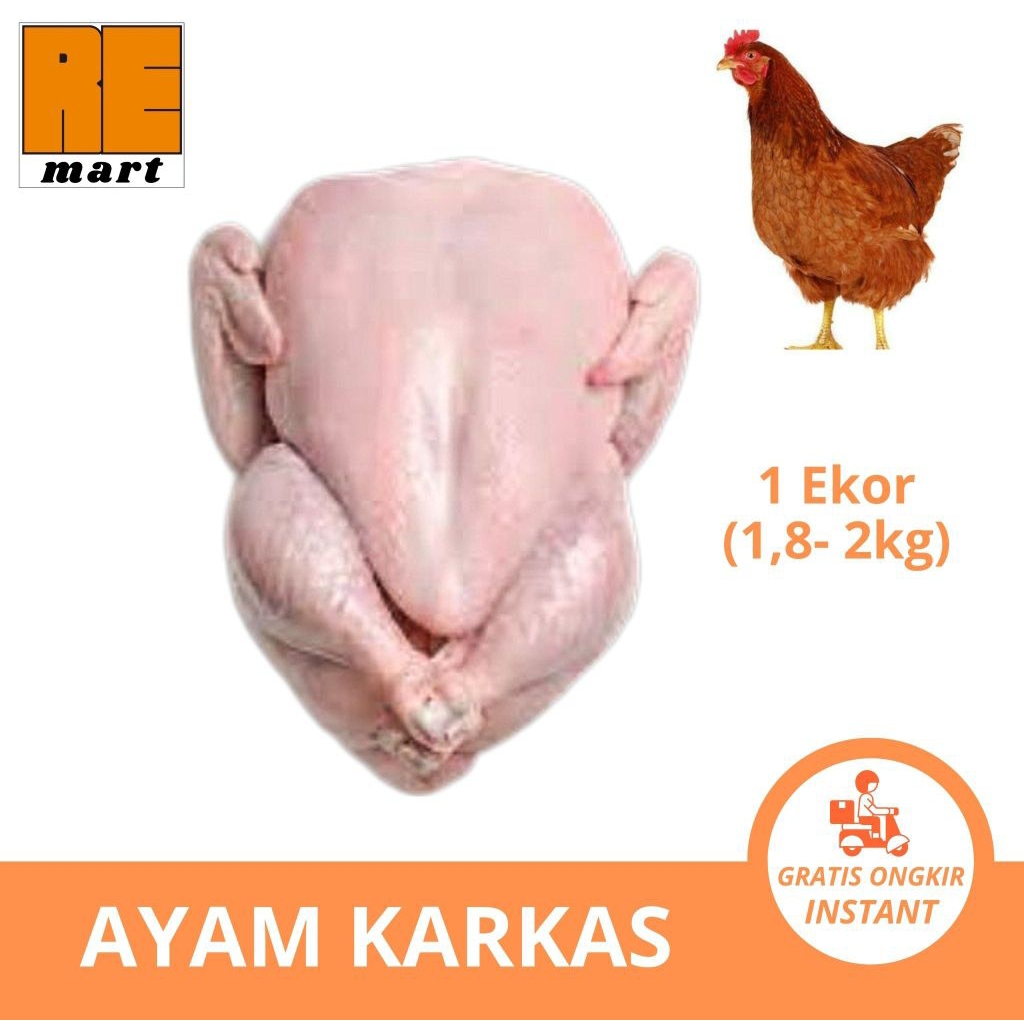 

AYAM KARKAS | Ayam Potong bobot 1,8-2kg
