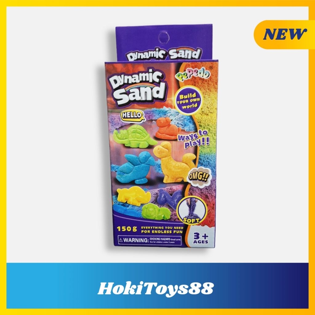 Dynamic Sand Dino / Pasir Mainan Anak Tema Dinosaurus