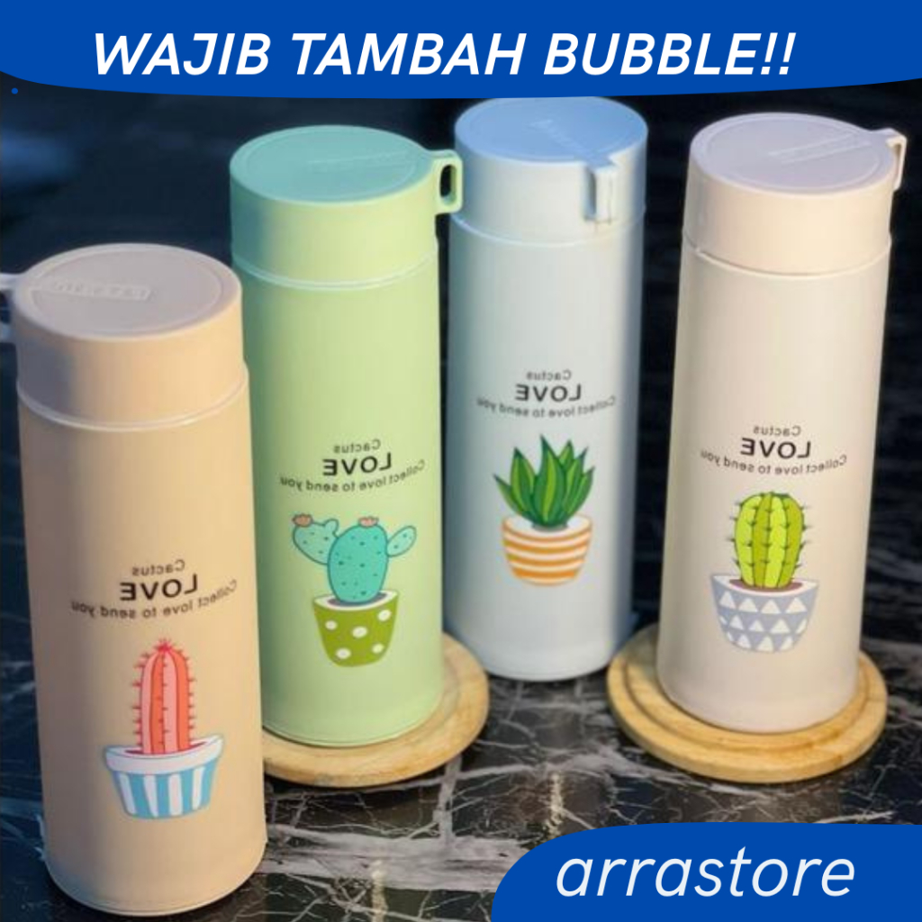 Botol Kaktus Kaca 450ml Murah GROSIR RANDOM