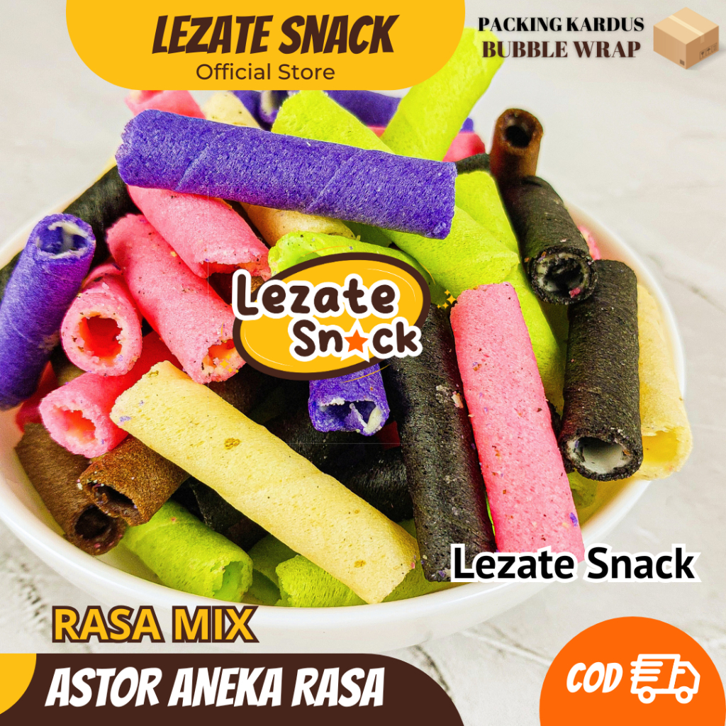 

Astor Mini Campur 500gr Kiloan Murah Rasa Mix Coklat Strawberry Blueberry Pandan Vanila Blackforest Enak Manis Renyah / Wafer Roll Coklat Kacang Kiloan Greentea Astor Kiloan Barcelona / Wafer Rolls Coklat Vanila Lezate Snack WAP SHOP