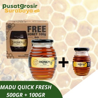 

Madu Quick - Madu Quick Fresh Gift Set Honey 500gr Free 100gr