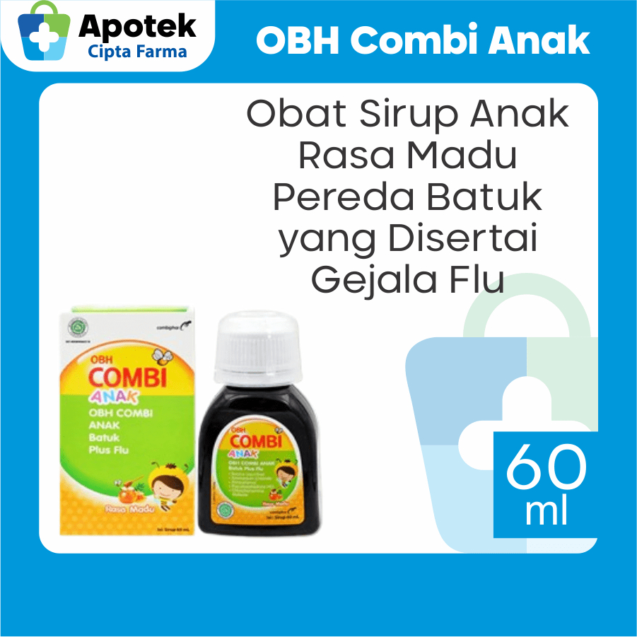 OBH Combi Anak Plus Flu Rasa Madu Paracetamol Parasetamol Pseudoephedrine Hci Obat Batuk Anak Obat D