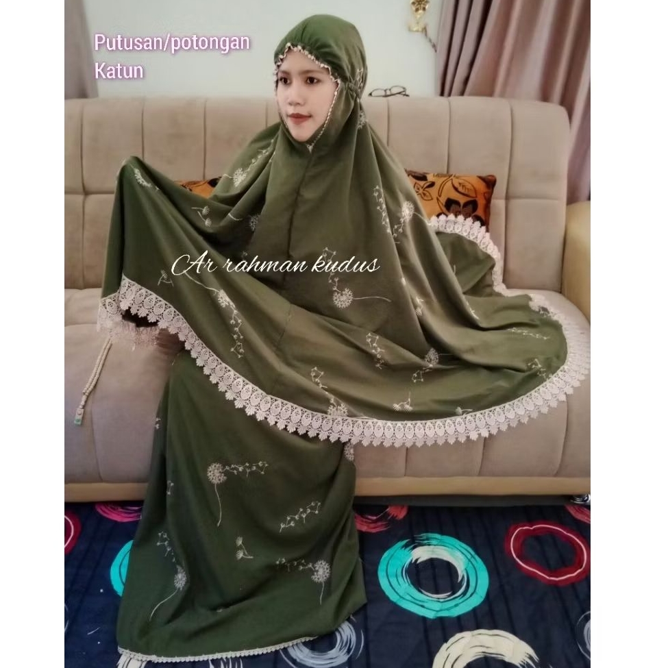 MUKENA PUTUSAN DEWASA KAIN KATUN MICRO WARNA