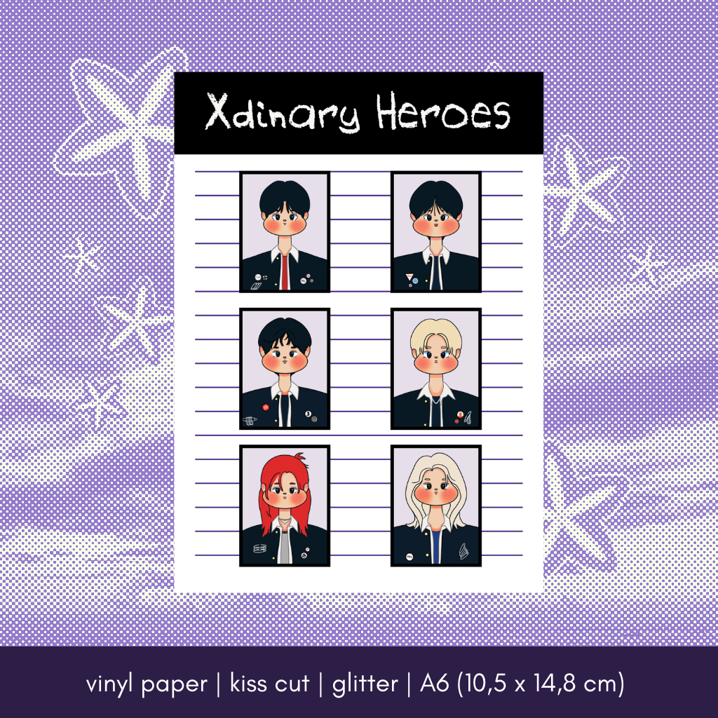 

sticker kiss cut xdinary heroes beautiful mind fanart by plutoluto