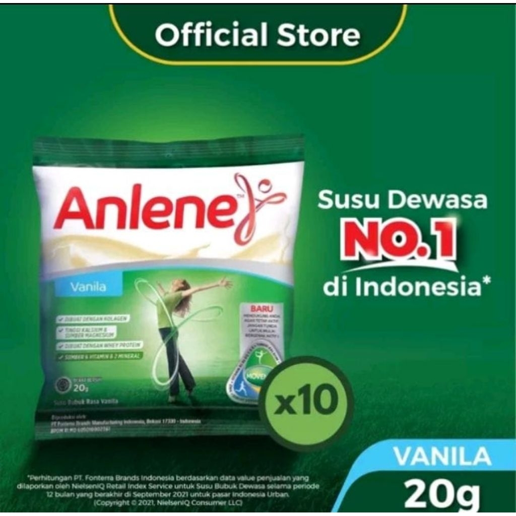 

Anlene Actifit Vanilla 1 renceng 10 pcs