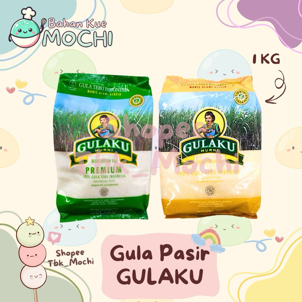

GULAKU Gula Pasir Premium / Gula Pasir Gulaku 1KG / Gula 1KG