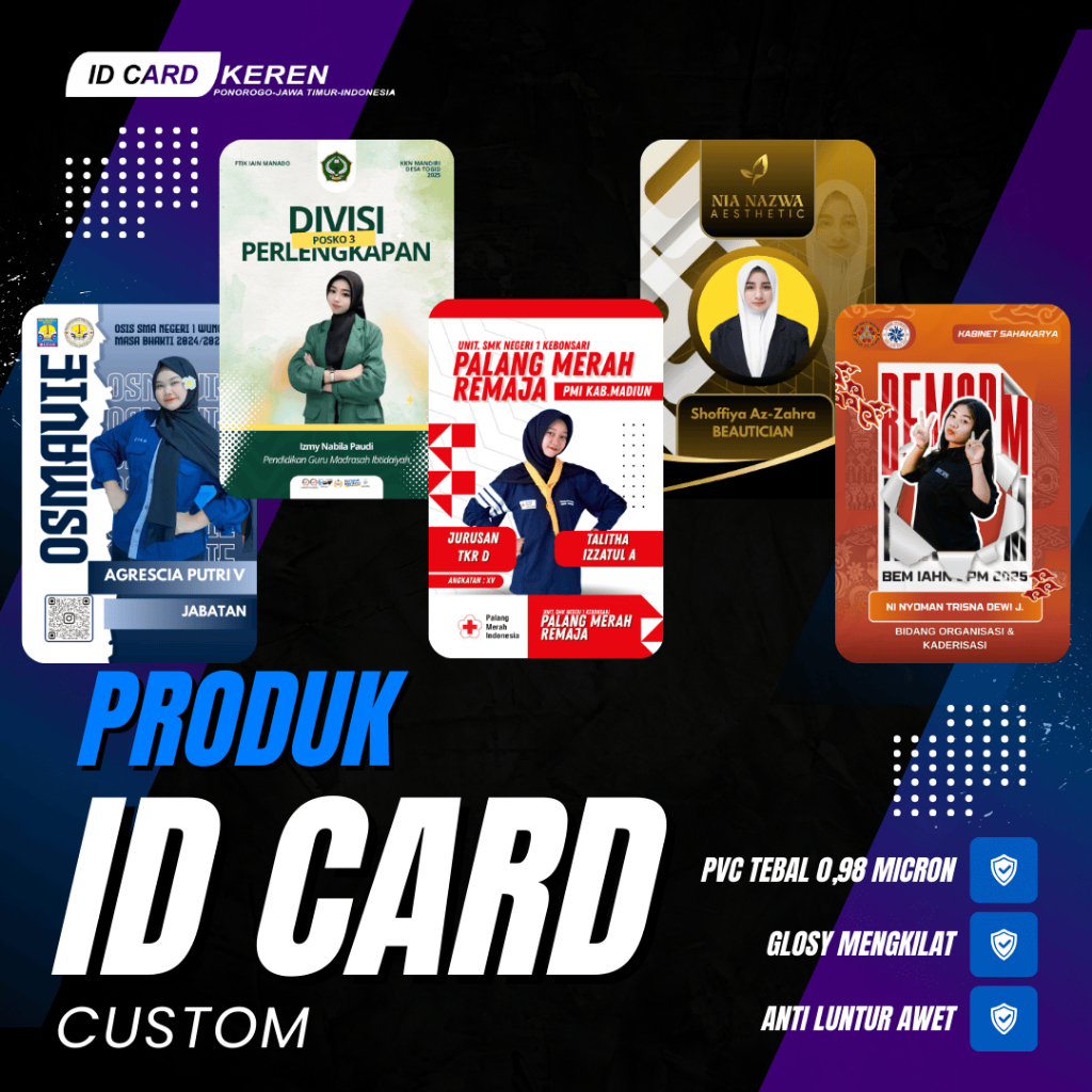 ID CARD PVC TEBAL ANTI LUNTUR