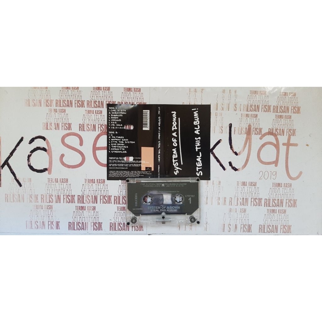 Kaset Pita System Of A Down SOAD Steal This Album